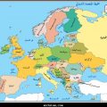 12015 1 خريطة اوروبا كاملة - دول و محافظات اوروبا رافي سطام