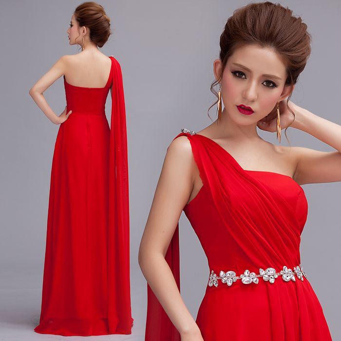 8992 8 اجمل فساتين حمراء - صور فساتين اعراس - صورة فستان احمر 2020 نجمه مدرك